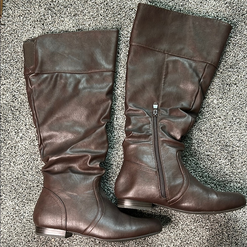 Brown Leather Boots